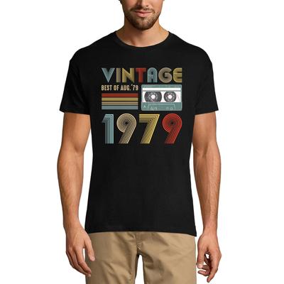 Men's T-Shirt Vintage Best of August 1979 - Retro 42nd Birthday Gift Tee Shirt
