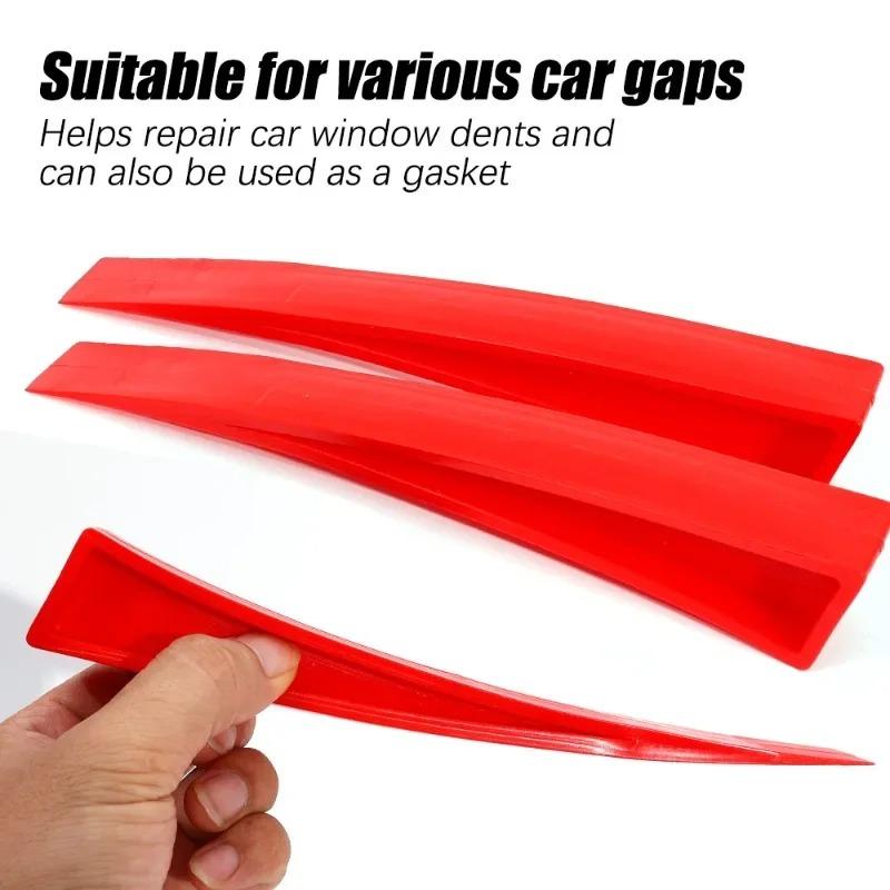 Red Car Window Dent Repair Plastic Repair Hand Tools Car Universal Crowbar Enlarger Door Recess Body Window Door Wedge Remove