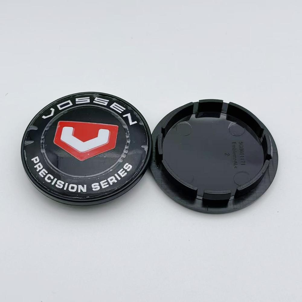 4pcs 65MM O.D / 56MM I.D New Style Car Wheel Center Caps With Vossen Logo Bagde Wheels Hub Rim Hubcaps Cover Replace Accessories