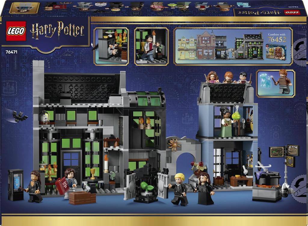 LEGO Harry Potter Dark Alley Shops Toy Set - Birthday Present, Building Blocks, for Boys and Girls, Ages 8, 9, 10, Elementary School Students, Harry P