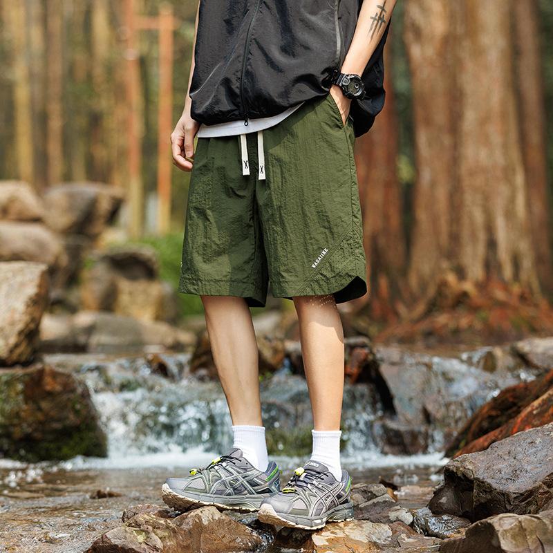 Men's Shorts Oversized Loose Outdoor Mountaineering Sports Casual Breathable Summer Work Pants