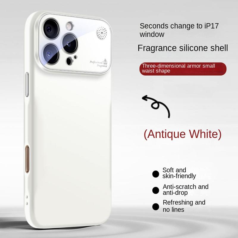 New Fragrance Liquid Silicone Phone Case For iPhone 16 15 14 13 12 11 Pro Max Plus Full Lens Protection Soft Shockproof Cover