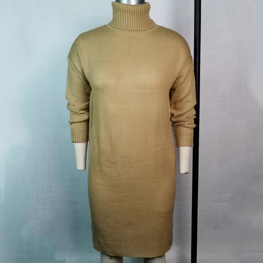 Oversized Knit Sweater Long Sleeve High Neck Coat Women's Fall Winter Fashion Sweater Jacket
