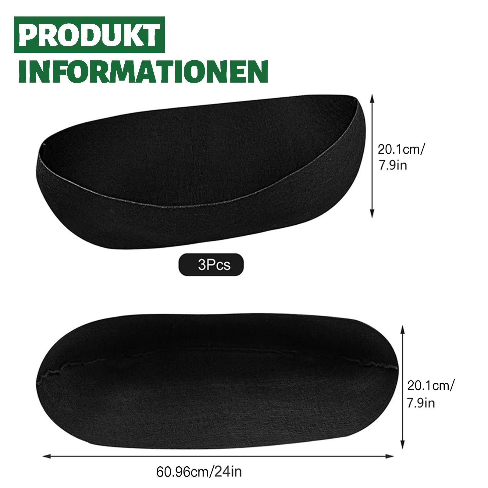 

3 шт. 24/30/36 дюймов Подкладка для подвесной корзины Подкладка-вкладыш для цветочного кашпо Задерживает влагу Сад во дворе Принадлежности для цветочных корзин