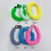 Karabiner Pompon Riemen Schlüsselanhänger Poggle Schlüsselhalter