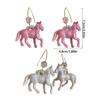Small Horse Hook Earrings Resin Jewelry Present Fashionable Ear Pendants  Women