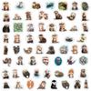 Cute Watercolor Otter Stickers Art Clipart DIY Gift Toys Decal for Laptop Scrapbook Decorative Phone Bottles Luggage Waterproof