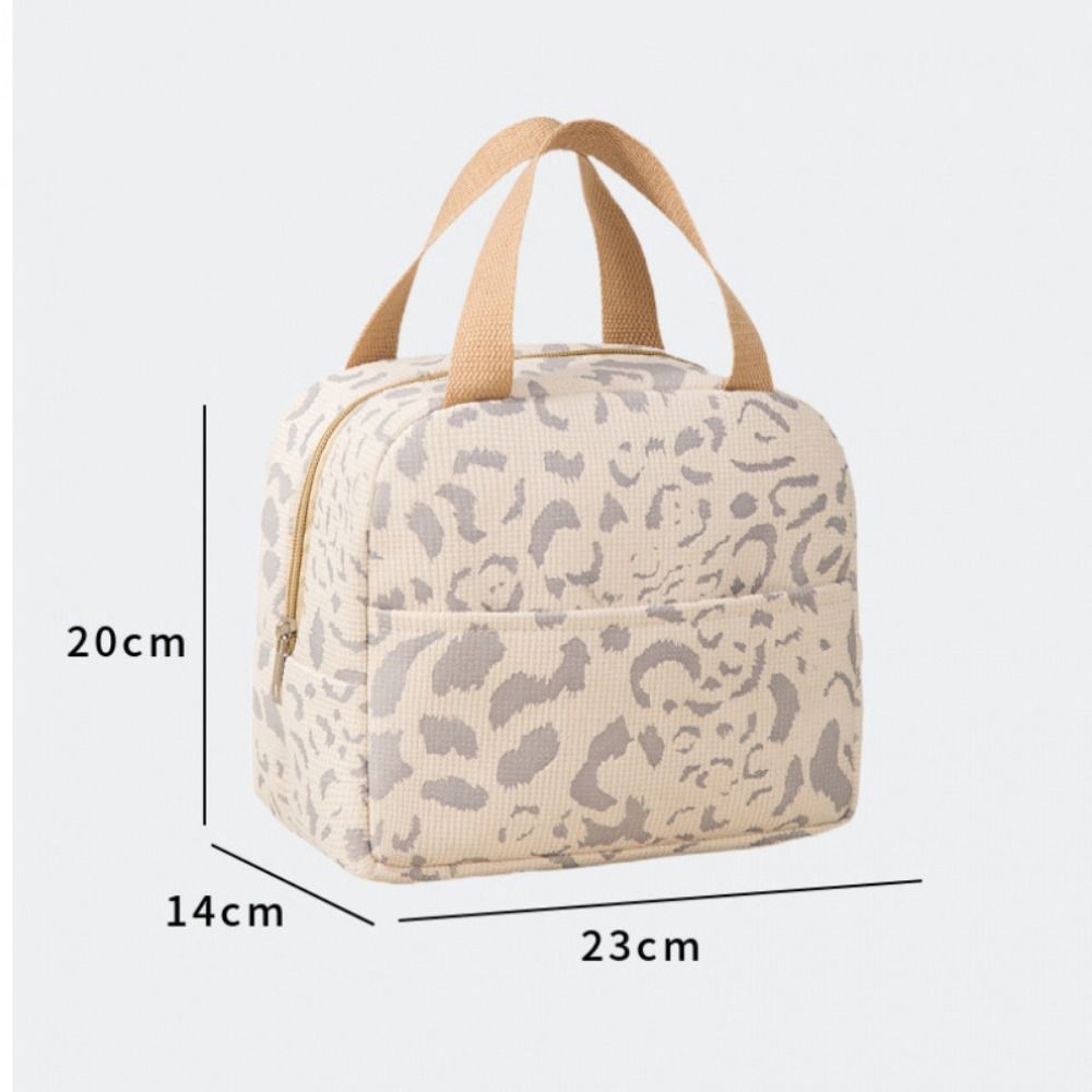 Durable Thermal Lunch Bag Insulated Ink Pattern Food Storage Pack Multi-purpose Large Capacity Picnic Bag