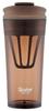 Shaker with Flap and Memory Amber Tumbler, 420ml, Stick, Brown, PTBFS4-A