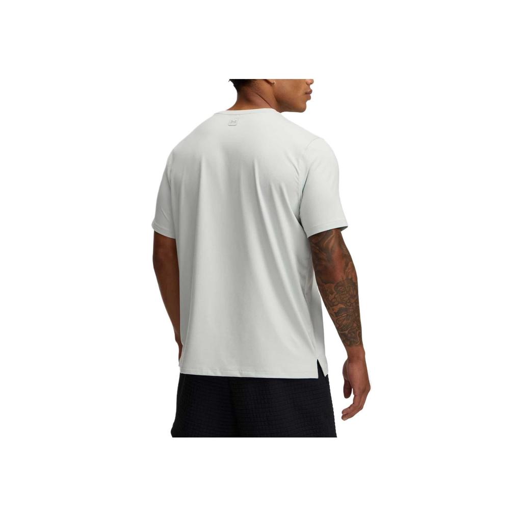 Under Armour Meridian Comfortable Fashion Round Neck Simple Short Sleeve T-Shirt Men Tops White 1386973-377