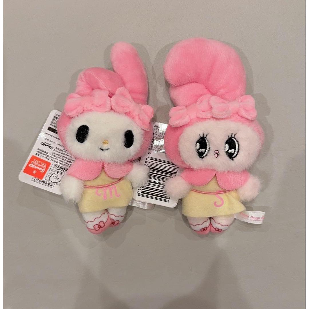 Esther Bunny x My Melody Initial Mascot M My Melody S Bunny Set