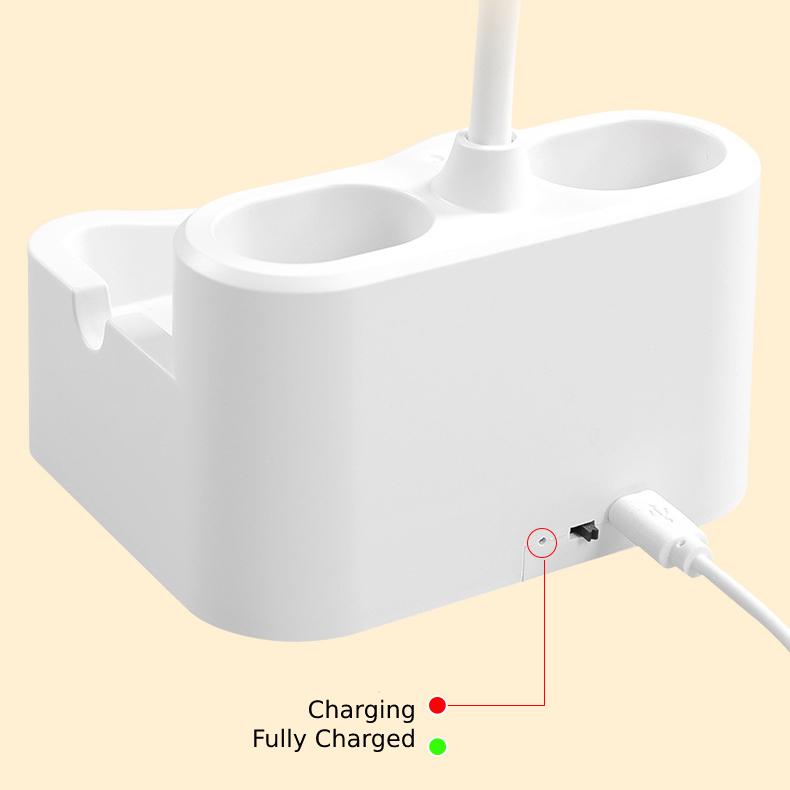 Multifunctional LED Desk Lamp Eye-friendly Dormitory Desk Reading Study Pencil Holder Table Lamp