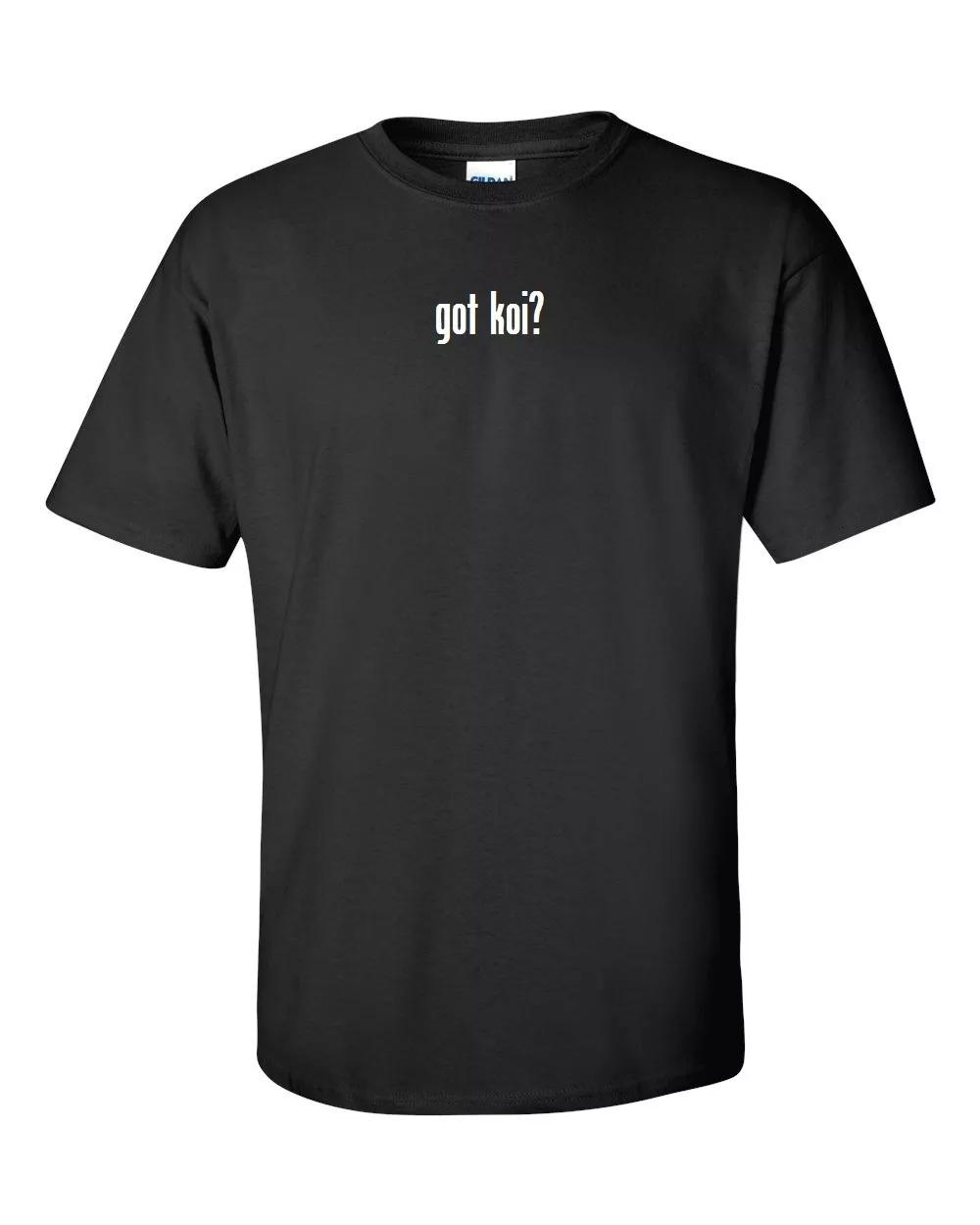 

got koi Cotton T-Shirt Tee Shirt Gildan Black White S M Med L Large XL S