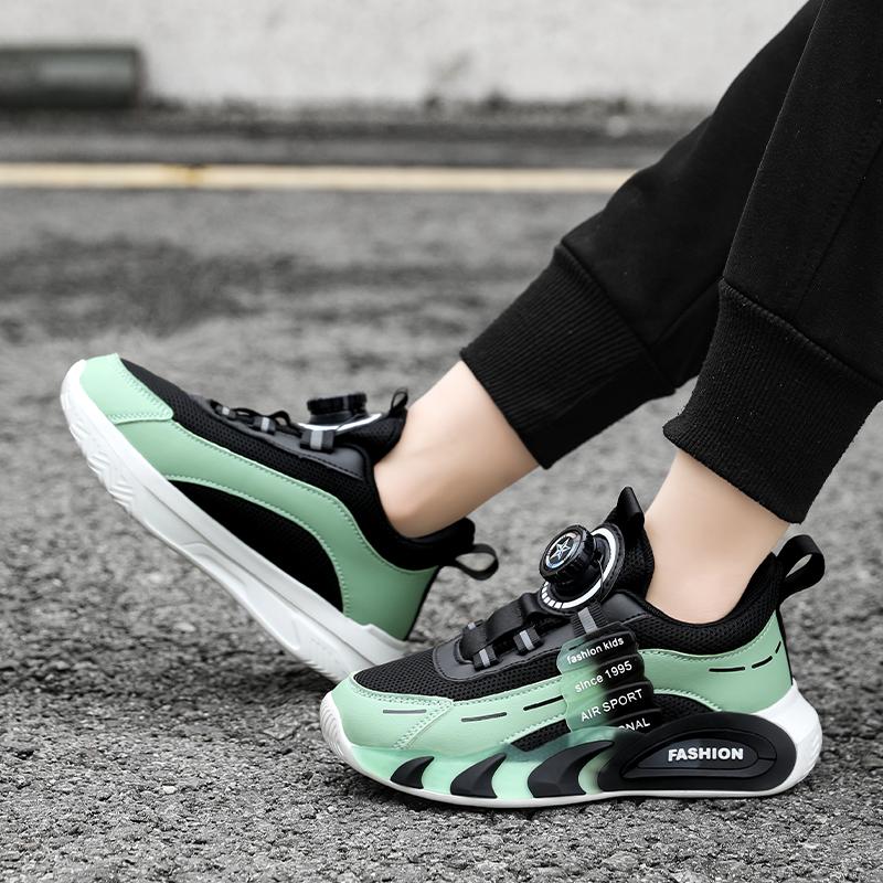 Fashion Fashion Children's Casual Sneakers Summer Breathable Mesh Basketball Shoes for Children Boys Sport Running Non Slip Size 28-39