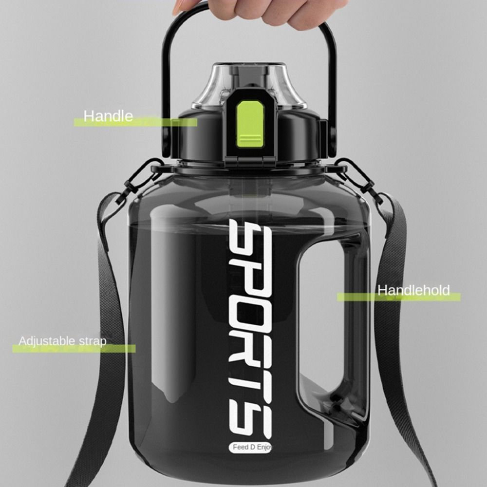 Large Capacity Men Water Kettle 1.8L/3L Travel Bottles Scientific Drinking Gym Cycling Cup  Fitness