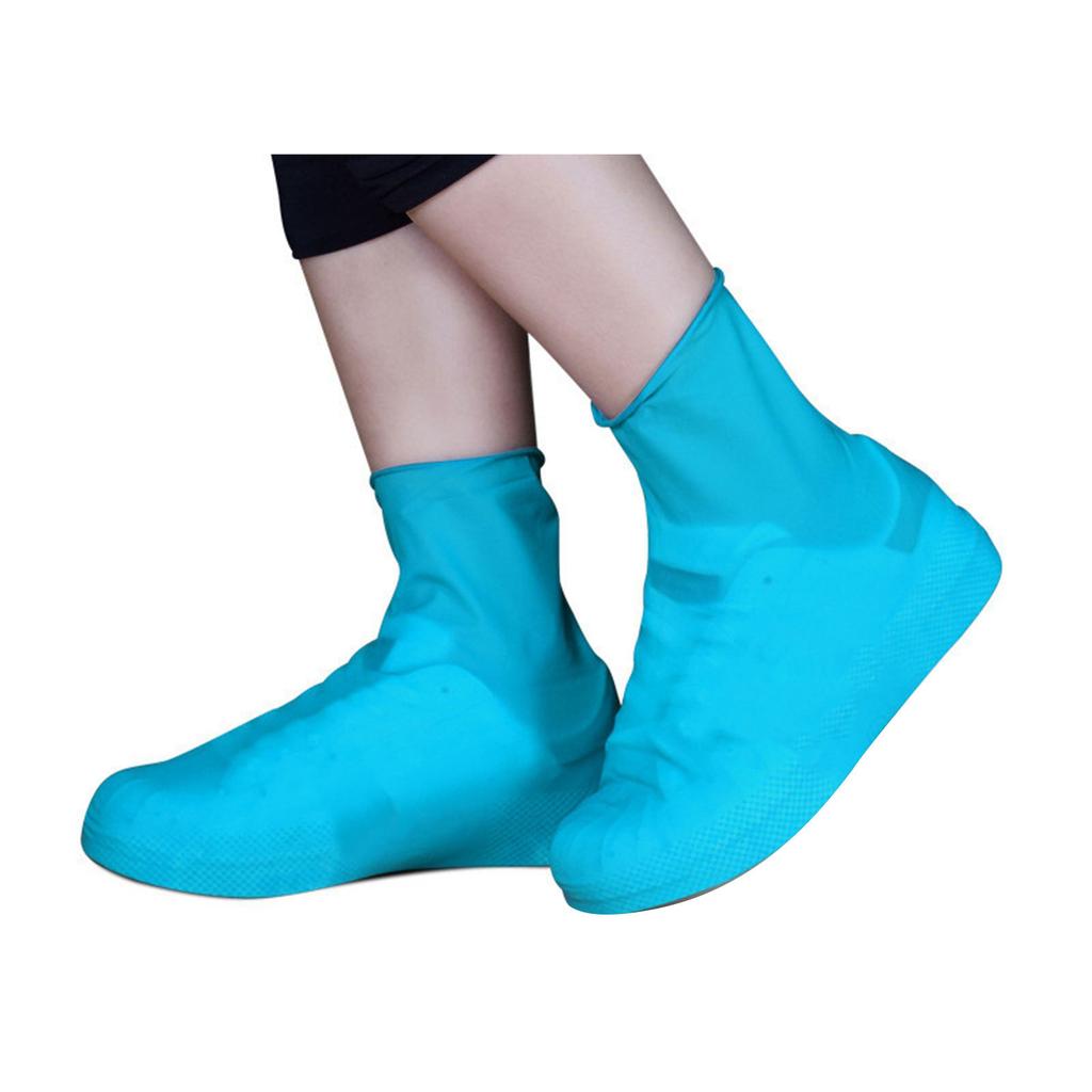 Rain Boot Waterproof Shoe Cover for Women Men Silicone Foot Covers Shoe Protector Rainy Season Outdoor Shoe Accessories