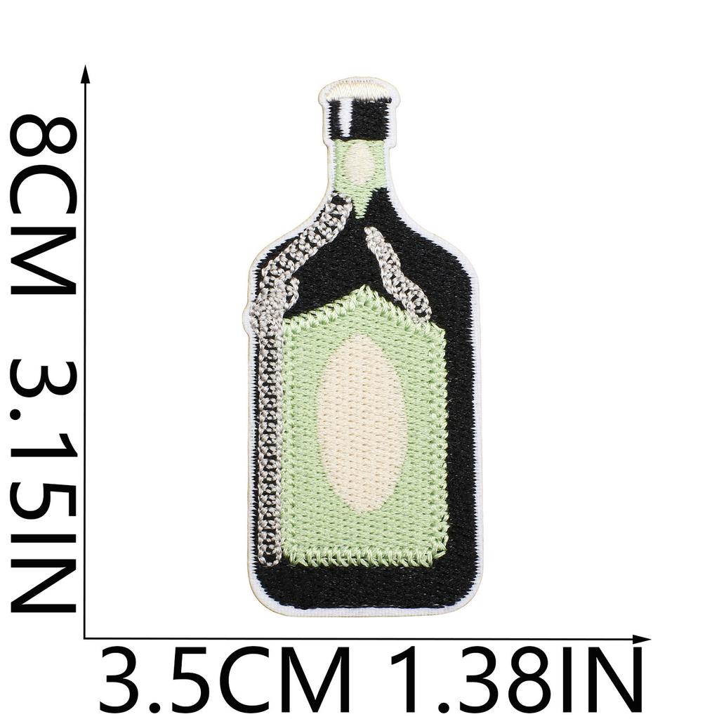 Hemp Rope Embroidery Cloth Sticker Bounty Hunter Patch Sticker Western Denim Bag Decoration Computer Embroidery Label Cow Head Ironing