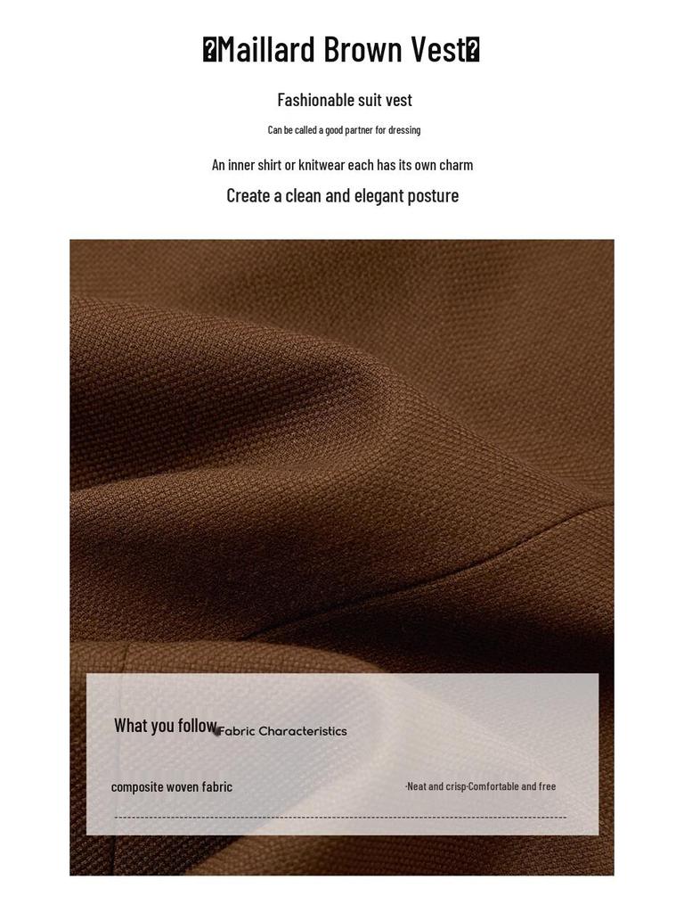 Ta Chi Women's Retro Single-Breasted Suit Vest