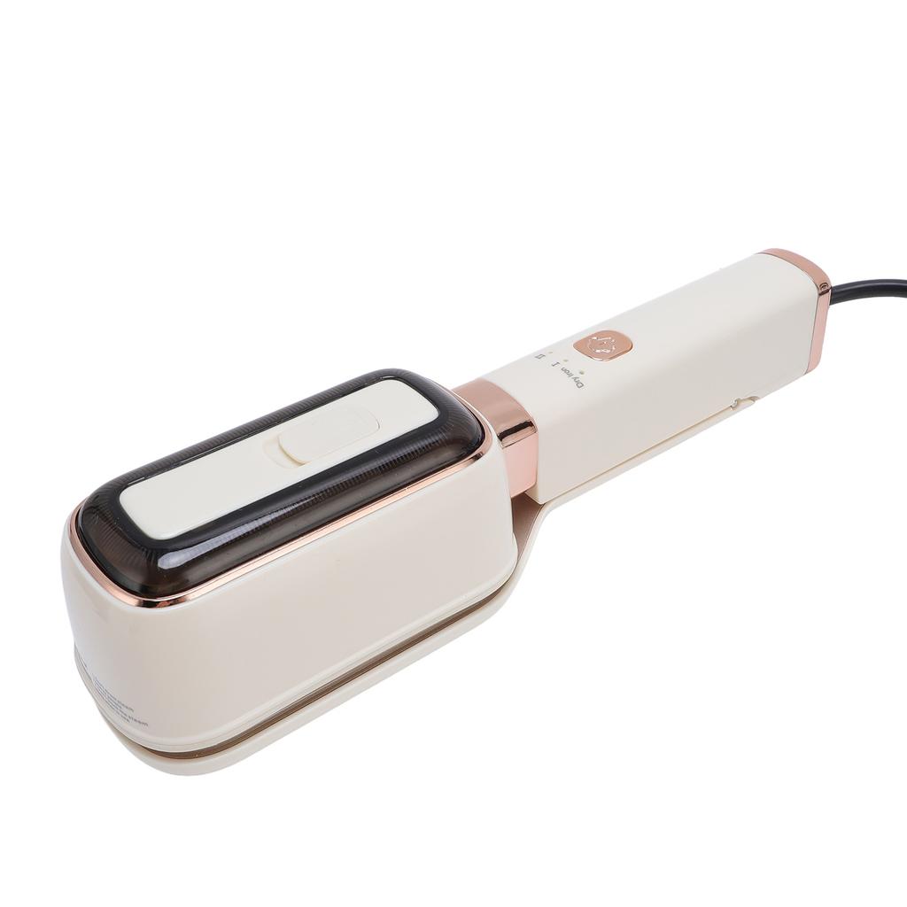 Kombinacja Żelazka Parowego Podróżnego Mini Przenośne na Sucho i na Mokro 2 Użycia 1000W do Ubrań 15S Szybkie Nagrzewanie Rączka Składana o 180 stopni Wtyczka EU