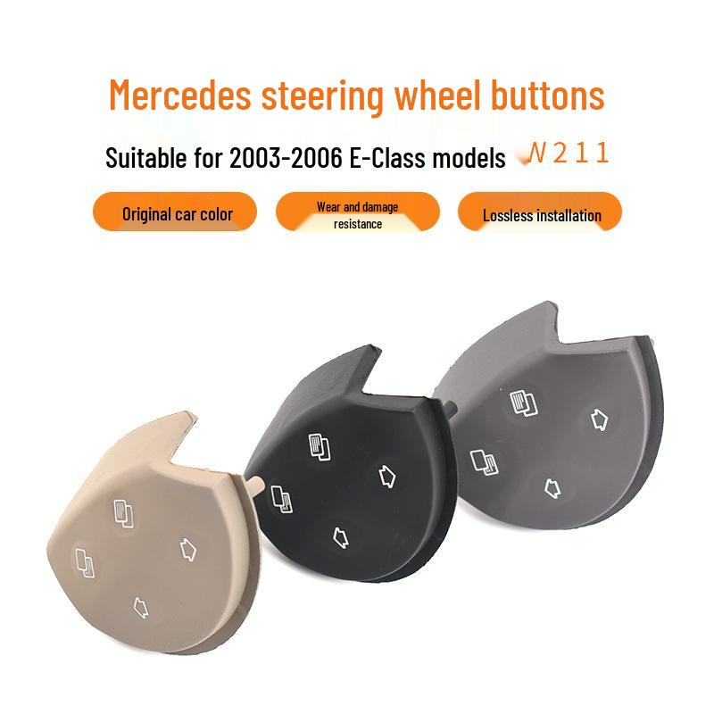 Compatible with Mercedes-Benz E-Class W211 Steering Wheel Buttons: E200, E260, E300L Multifunction.