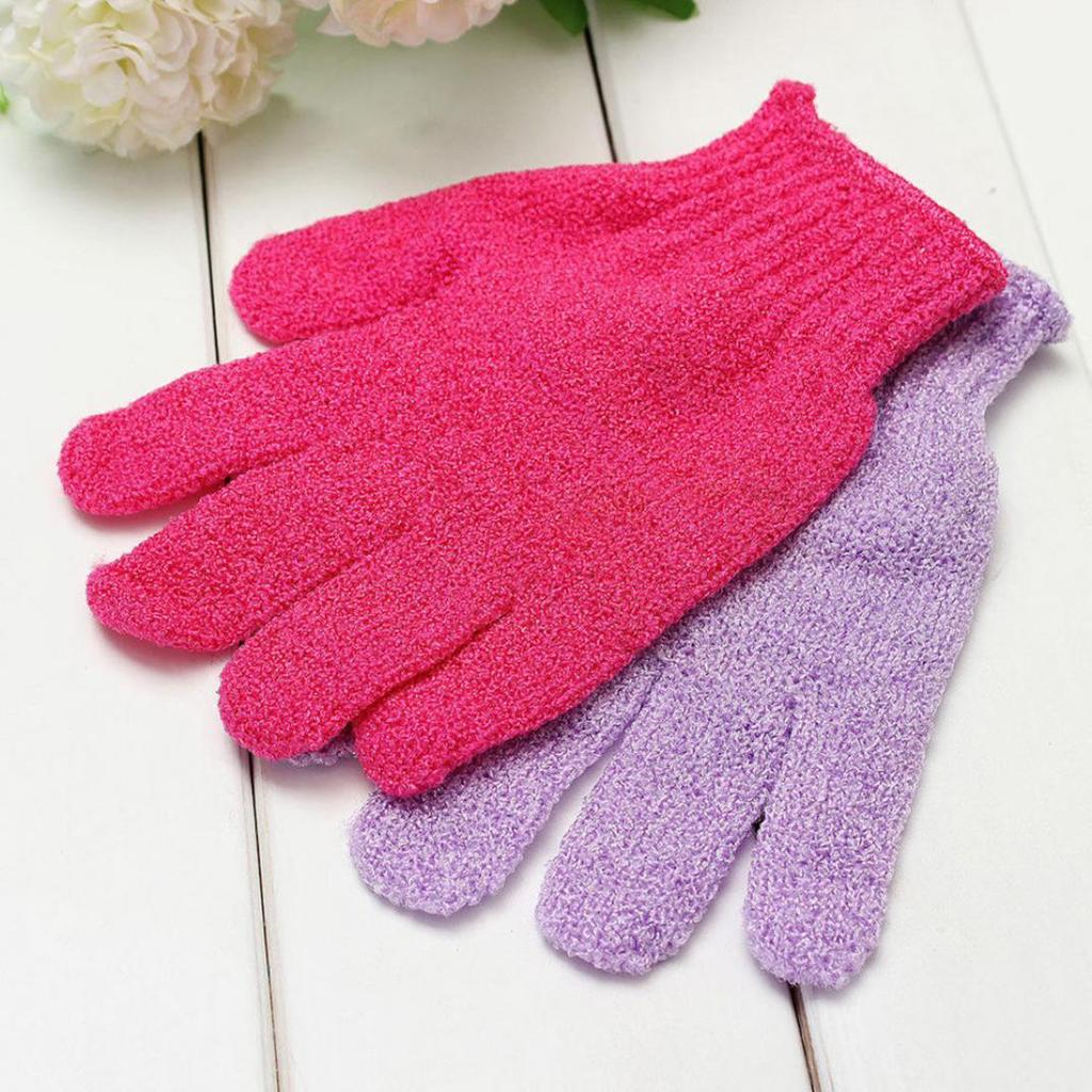 1x Dusche Peeling Körper Peeling Handschuh Abgestorbene Haut Entfernung Massage Spa Bad Mitt