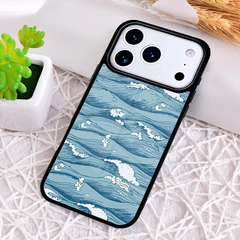 The Great Wave Off Kanagawa Shockproof Phone Case for iPhone 17 Air 16e 15 11 12 14 13 Pro Max Cover Coque
