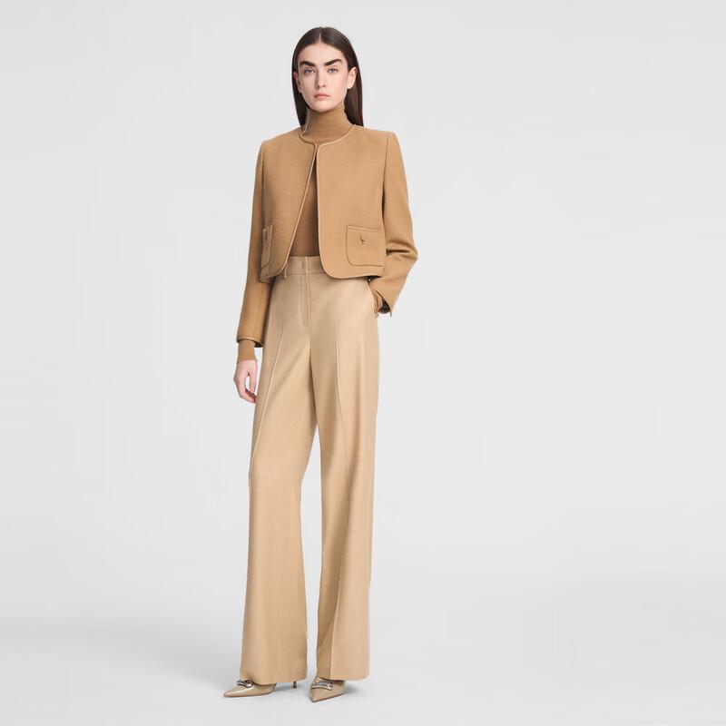 ELLASSAY Women's Elegant Simple Short Coat