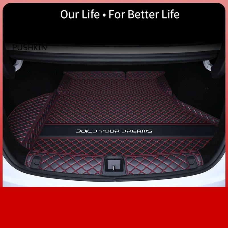 For BYD Seal 6 DMI sedan 2026 2027 Car Boot Mat Rear Trunk Liner Cargo Leather Floor Carpet Tray Protector Accessories Mats