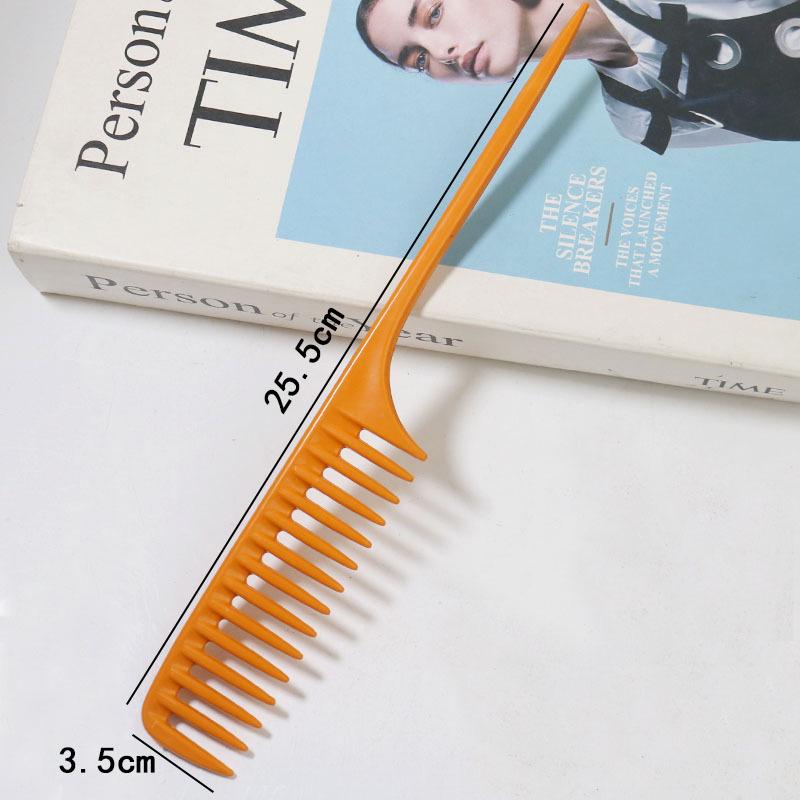 Anti-Static, High Temp-Resistant Pointed Tail Comb with Fine Teeth - Professional Hairdressing Tool