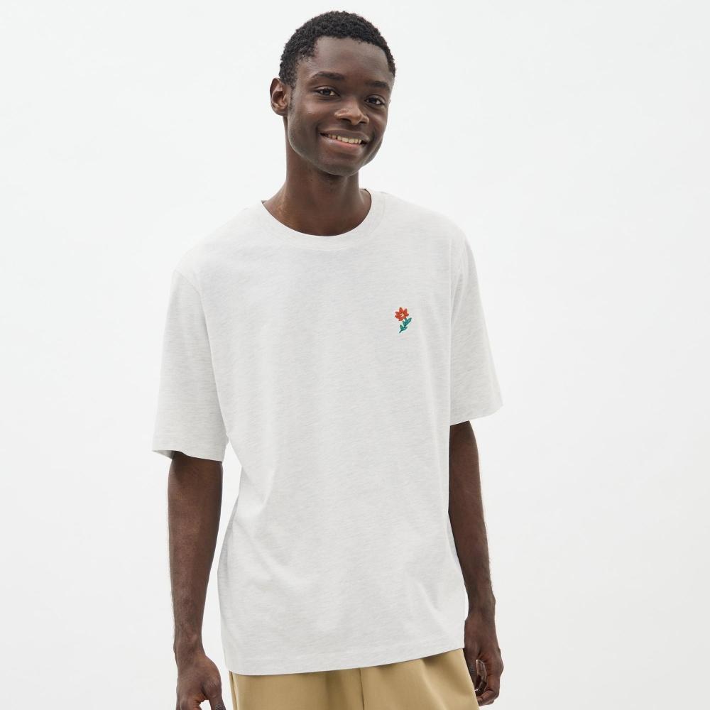 

GU by Uniqlo Graphic T с коротким рукавом и вышивкой OSB+EC