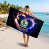 Blackburn Rovers FC Custom Beach Towel, Personalized Name Text Print, Football Logo Soft Quick‑Dry Towel Holiday Gift