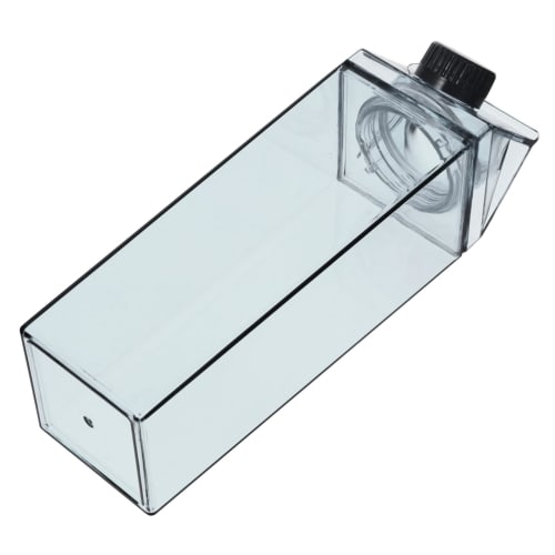 HOMOCONO 1-Piece Milk Bottle, Juice Bottle, Mini Kettle, Beverage Bottle, Milker Pitcher, Cold Drink Bottle, 500ml Bottle, Plastic, Black