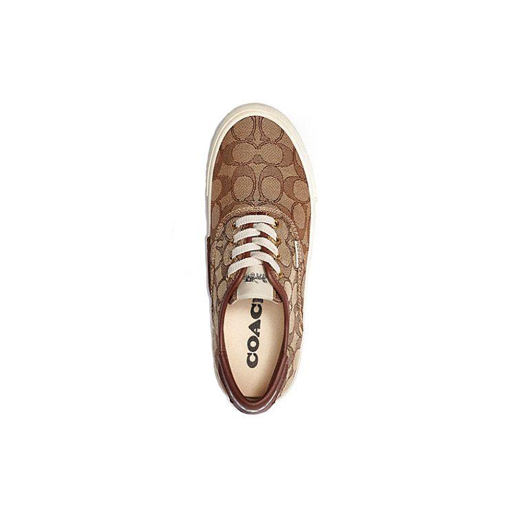 Coach CitySole Low Top Skateboard Shoes Women's Khaki C2705-KHA