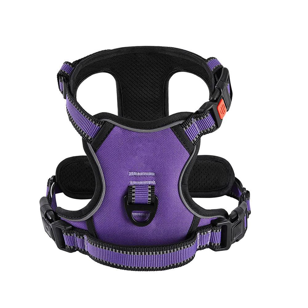 

Нагрудный ремень для домашних животных, поводок для собак, нагрудный, спинной, нейлоновая светоотражающая лента, дышащий, регулируемый ремень для собак, принадлежности S [