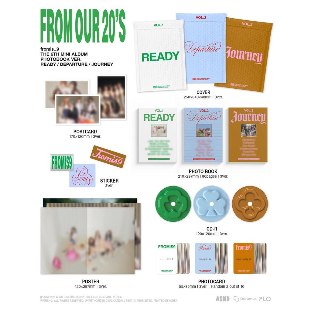 [Pre-order] fromis_9 - MINI  6th [From Our 20’s] Photobook Ver. (Online Benefit)