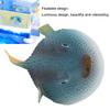 Aquarium Puffer Fish Luminous Simulation Rubber Fish with Suction Cup for Fish  S