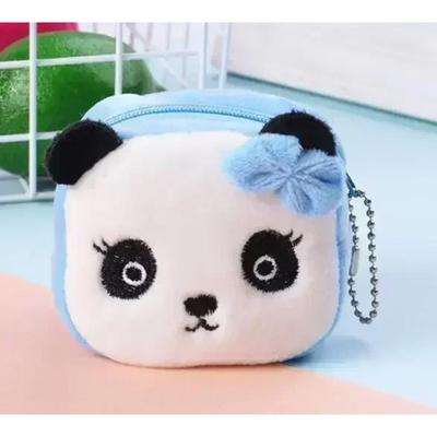Animal Shape Plush Coin Purse Headphone Bag Zipper Wallet Women Coin Bag Kawai Key Bag Money Coin Purse Gifts