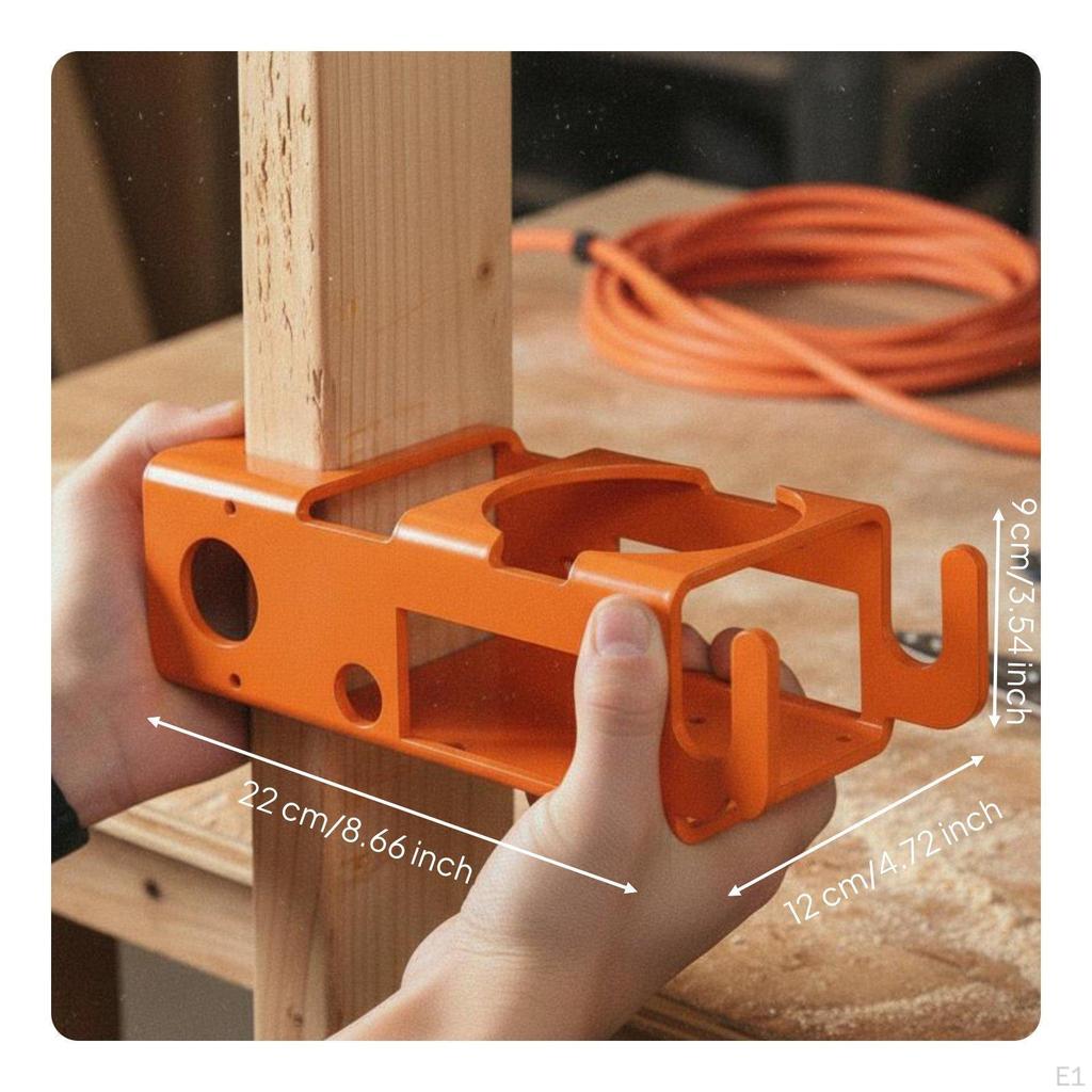 Stud Mount Drink and Phone Holder Portable Wood Multi-Holder for Carpenters