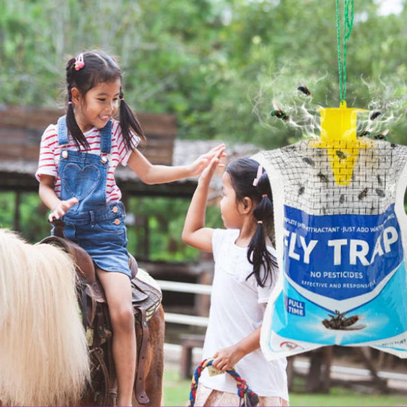 1Pcs Mosquito Trap Catcher Hanging Fly Trap Disposable Fly Catcher Bag Fly Wasp Insect Bug Killer Flies Trap For Outdoor