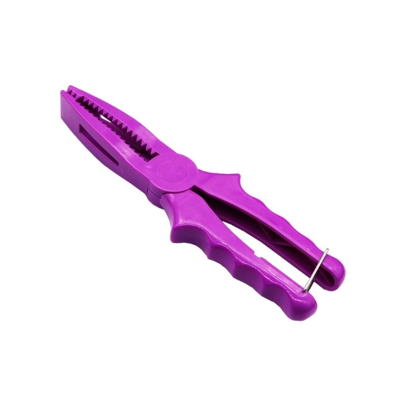 Sturdy ABS Fishing Pliers Featuring One Clicking Locking Mechanism for Easy Fish Capture Without Damage to Fish Body