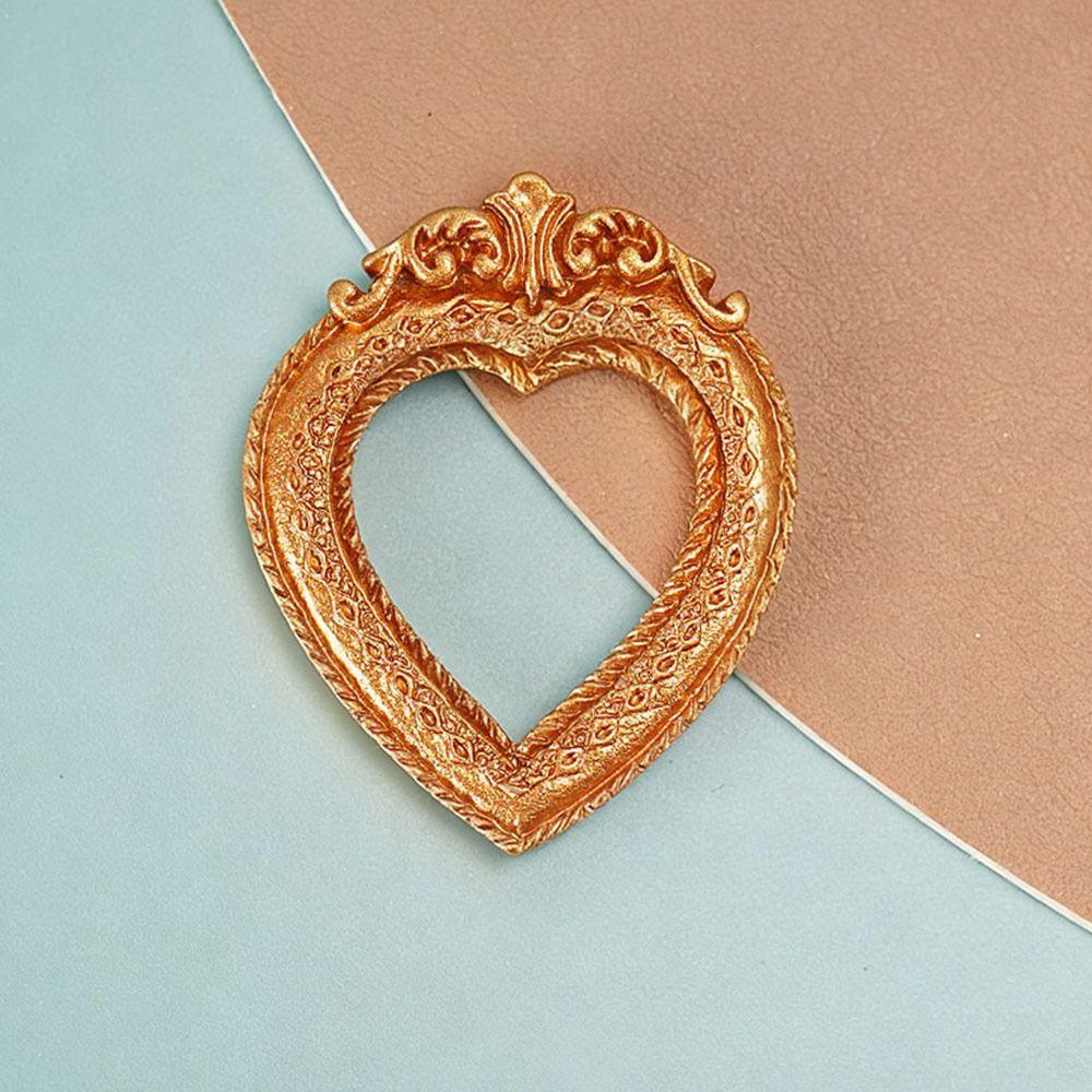 Vintage Resin DIY Shadow Box Frame Gold DIY Memory Display Frames Wedding Photo Display Frames Photography Background Decoration