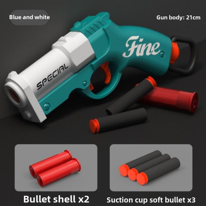 Mini S686 Lancia Pallini Morbidi a Guscio Giocattolo Pistola Airsoft Blaster Pallini in Schiuma Arma da Esterno Pistola per Bambini