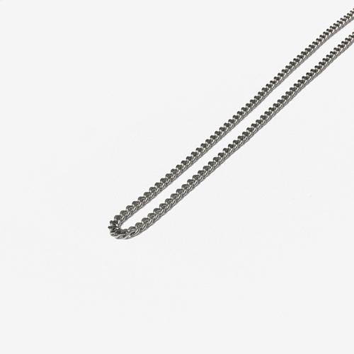 Rush Off Surgical Steel Addictive Silver Chain Necklace