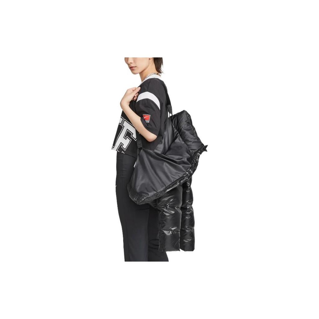 Nike Culoare uni Jachetă casual cu guler în jos pentru femei Îmbrăcăminte exterioară Negru DV0555-010