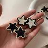 Star Hairpin - Cute Black Hair Accessory for Girls - Side Hairpin - Sweet and Cool Hair Clip - Headwear Cool Star Hairpin