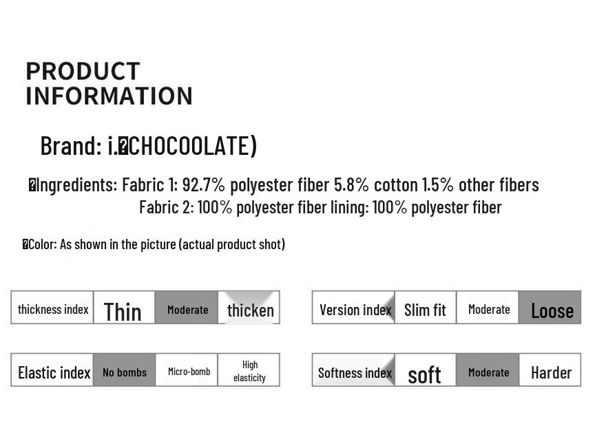 CHOCOOLATE Herren Faux-Zweiteiler Kapuzenjacke