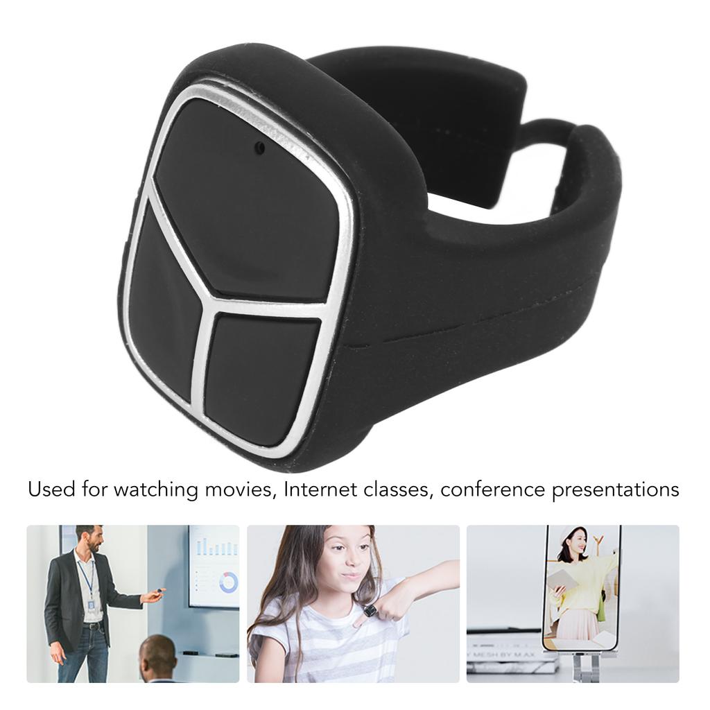 Bluetooth Button Clicker Wireless Bluetooth Remote Control with Indicator Light Page Turner Camera Remote Shutter Selfie Button