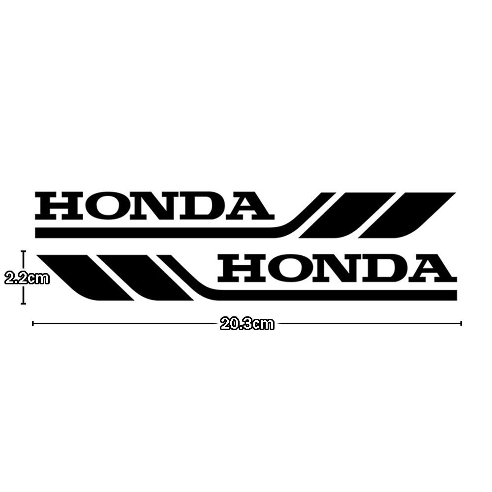 Reflective & Laser Hollow Letter Carved Stickers for Honda Motorcycle Fuel Shock Absorber Helmet and Car Rearview Mirror Decals