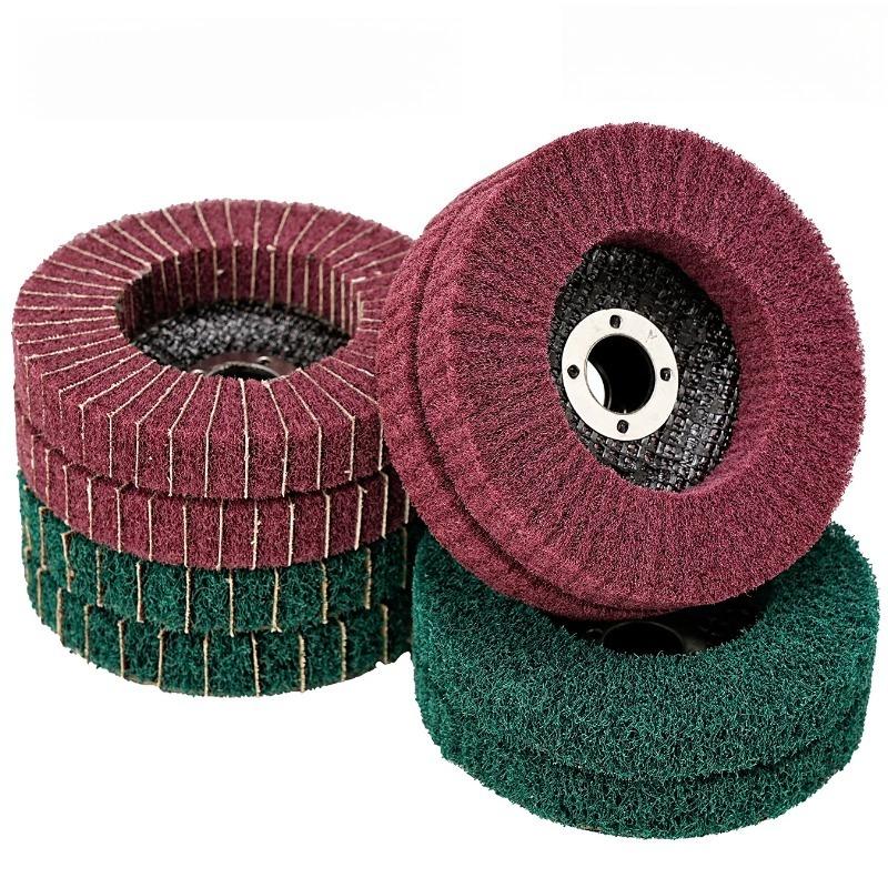 Non-Woven Flap Polishing Wheel Disc for Angle Grinder Metal Wood Rotating Grinding Wheel Home DIY Polishing Tool