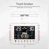 Multifunction Weather Station Alarm Clock Thermometer Hygrometer Touch Screen Wireless Sensor Sunrise Sunset Hygrothermograph